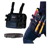 Holster Z 2.0 - Bolsa de herramientas multiherramienta con cinturón de herramientas para las piernas, bolsa de trabajo táctica para electricistas, reparadores, HVAC Techs, duradera, color negro (negro