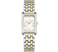 HOLSTOUR Relojes para mujer, pulsera vintage, esfera romana, caja rectangular, reloj dorado, resistente al agua, con herramientas, Dorado, plateado