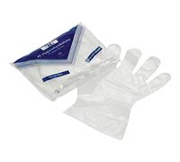 Holt Casa Medical desechables de guantes guantes guantes de una vez, polietileno, L, 100ST