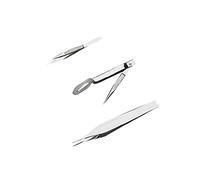 Holt Casa Medical Splitter Pinzas Pinzas de primeros auxilios, lupa de 3 aumentos