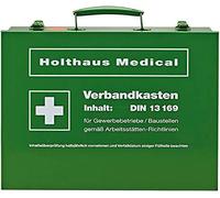 Holthaus - Botiquín de Primeros Auxilios (35 x 25,5 x 10,5 cm), Color Verde