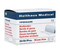 Holthaus Medical 11136 - Vendas de gasa (10 cm x 4 m, 20 unidades)