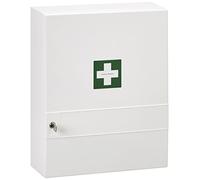 Holthaus Medical Famulus Armario de primeros auxilios, blanco, moderno, 16,5 x 35 x 45 cm, vacío