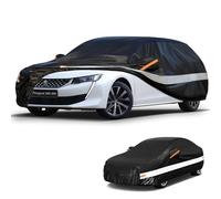 Holthly Funda Coche Exterior para Peugeot 508 Station Wagon（2010-2026）,Funda Coche 10 Capas de Protección,Cubre Coche 100% Impermeable,Antipolvo,Cortaviento,Impermeable a la Lluvia,Protección UV.