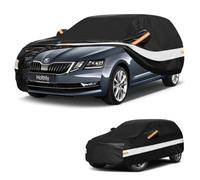 Holthly Funda Coche Exterior Ranchera para Skoda Octavia(1996-2026),Funda Coche 10 Capas de Protección,Cubre Coche 100% Impermeable,Antipolvo,Cortaviento,Impermeable a la Lluvia,Protección UV.