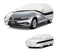 Holthly Funda Coche Exterior Ranchera para Volkswagen/VW Passat B6/B7/B8/B9(2005-2023),Funda Coche 10 Capas de Protección,Cubre Coche 100% Impermeable,Antipolvo,Cortaviento,Protección UV.