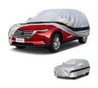 Holthly Funda para automóvil SUV de 10 Capas de Ajuste Personalizado para Mazda CX-5 CX5 CX-50 CX50 (2012-2024) Impermeable para Todo Tipo de Clima, Cubierta Completa al Aire Libre, protección UV