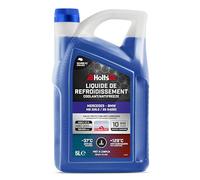 Holts HAFR0008B - Refrigerante anticongelante para coche Mercedes y BMW, 10 años de vida útil de 300 K, protección hasta -37 °C, incluye boquilla, azul, 5 litros
