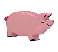 Holztiger HT80064 Boar Wooden Figure - Assorted Colours (Importación USA)