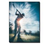 HOLXSW Pintar por Numeros DIY Cuadro al óleo con números para Kit de Pintura al óleo Digital para Adultos de Lienzo decoración para el hogar El momento de un swing de golf (2) 40x50cm Sin marco