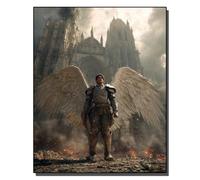 HOLXSW Pintura de bricolaje por números arte Kits La guardia de los ángeles caídos pintados a mano Dibujo lienzo Imágenes por números Decoración para el hogar Regalo 40x50cm Sin marco