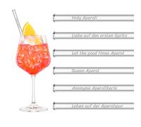 HOLY APEROLI EDITION - 6 divertidos frascos grabados