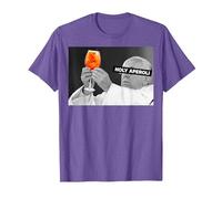 Holy APEROLI X Pope The Pope Drip X Francis Spritz Club New Camiseta, Hombre, Morado Jaspeado, XL