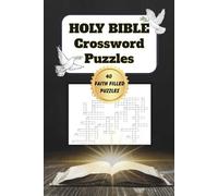 Holy Bible Crossword Puzzles: 6x9 inch compact book, includes 40 Challenging Puzzles with Solutions, TEST Your Knowledge of Scripture
