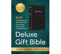 Holy Bible: King James Version Bible, Black Bonded Leather, Thumb Indexed, Deluxe Gift Bible (KJV Deluxe Bibles)