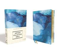 Holy Bible: New International Version, Artisan Collection Bible, Blue, Art Gilded Edges, Red Letter Edition, Comfort Print
