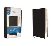 Holy Bible: New International Version, Black Bonded Leather, Thinline, Red Letter, Comfort Print