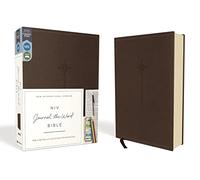 Holy Bible: New International Version, Journal the Word, Brown Leathersoft, Red Letter Edition, Comfort Print; Reflect, Take Notes, or Create Art Next ... Favorite Verses (NIV Journal the Word Bible)