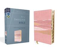 Holy Bible: New International Version, Pink, Leathersoft, Red Letter, Thinline Bible, Thumb Indexed, Comfort Print