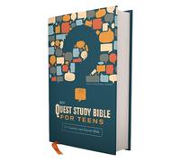 Holy Bible: New International Version, Quest Study Bible for Teens, The Question and Answer Bible, Comfort Print, Charts and Maps, Satin Ribbon Marker