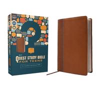 Holy Bible: New International Version, Quest Study Bible for Teens, The Question and Answer Bible, Leathersoft, Brown, Comfort Print