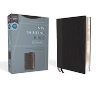 Holy Bible: New International Version, Thinline, Black/Gray, Leathersoft, Red Letter, Comfort Print