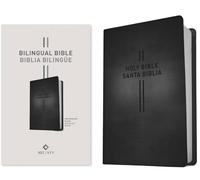 Holy Bible: New Living Translation, Black, Leatherlike / Nueva Traduccion Viviente, Negro, Sentipiel