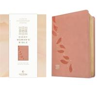 Holy Bible: New Living Translation, Pink Petals, Leatherlike, Every Woman’s Bible, Filament Enabled, Red Letter