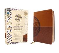 Holy Bible: Niv Application Bible, Leathersoft, Brown, Red Letter, Comfort Print: Bringing the Ancient Message of the Bible into Your World (Niv Application Commentary Resources)