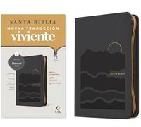 Holy Bible: Nueva Traduccion Viviente, Gris, Sentipiel, De Zíper Con Filament, Letra Roja/ Ntv Thinline Zipper Bible, Leatherlike, Filament Enabled, Grey, Red Letter