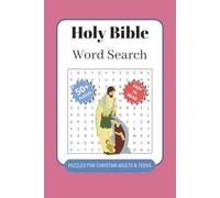 Holy Bible Word Search Puzzle Book: Word Searches For Seniors, Adults and Teens with Easy to Read Print about the Bible, Christian Faith, Religion and ... Gift for Vacations, Holidays and Free Time
