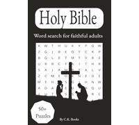 Holy Bible Word Search: Word Search for Faithful Adults: Word SearchPuzzles with Easy to Read Print about Faith, Religion, God, and More / 6x9 inches, ... Gift for Vacations, Holidays and Relaxation
