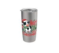 Holy Cow It's Christmas Cow Vaso térmico de acero inoxidable de doble pared