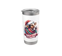 Holy Cow It's Christmas Cow Vaso térmico de acero inoxidable de doble pared