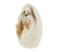 Holy Family Nativity Statue - Christmas Religious Figurine Set, Faith Decor | Sacred Birth Story Display Sculpture, Traditional Holiday Spiritual Ornament Collection With Home Church Festive Decoratio