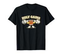 Holy Gains Christian Fitness Humor Camiseta