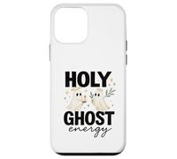 Holy Ghost Energy Cute Halo Ghosts Christian Halloween Carcasa para iPhone 12 Mini