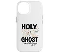 Holy Ghost Energy Cute Halo Ghosts Christian Halloween Carcasa para iPhone 14