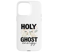 Holy Ghost Energy Cute Halo Ghosts Christian Halloween Carcasa para iPhone 15 Pro MAX