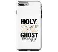 Holy Ghost Energy Cute Halo Ghosts Christian Halloween Carcasa para iPhone 7 Plus/8 Plus