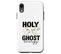 Holy Ghost Energy Cute Halo Ghosts Christian Halloween Carcasa para iPhone XR