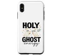 Holy Ghost Energy Cute Halo Ghosts Christian Halloween Carcasa para iPhone XS MAX