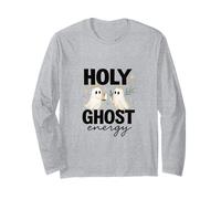Holy Ghost Energy Cute Halo Ghosts Christian Halloween Manga Larga