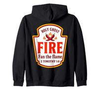 Holy Ghost Fire Fan The Flame 2 Timoteo 1:6 Condimentos Sudadera con Capucha