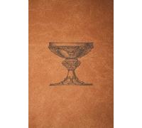 Holy Grail Inspired Journal: Rustic Chalice Vintage Brown Leather-Style Paperback Notebook | Each Page is Blank on Front and Lined on Back | Creative ... | For Men and Women | 120 Pages (60 Sheets)