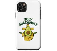 Holy Guacamole Funny Avocado God Design with Cross Carcasa para iPhone 11 Pro MAX