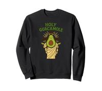 Holy Guacamole Funny Avocado God Design with Cross Sudadera