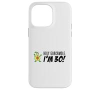 Holy Guacamole I'm 30 Cartoon Aguacate Veggie Pun 30 Carcasa para iPhone 14 Pro Max