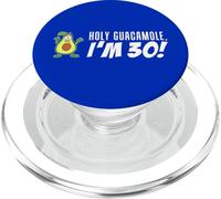 Holy Guacamole I'm 30 Cartoon Aguacate Veggie Pun 30 PopSockets PopGrip para MagSafe