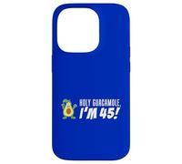 Holy Guacamole I'm 45 Cartoon Aguacate Veggie Pun 45 Carcasa para iPhone 14 Pro